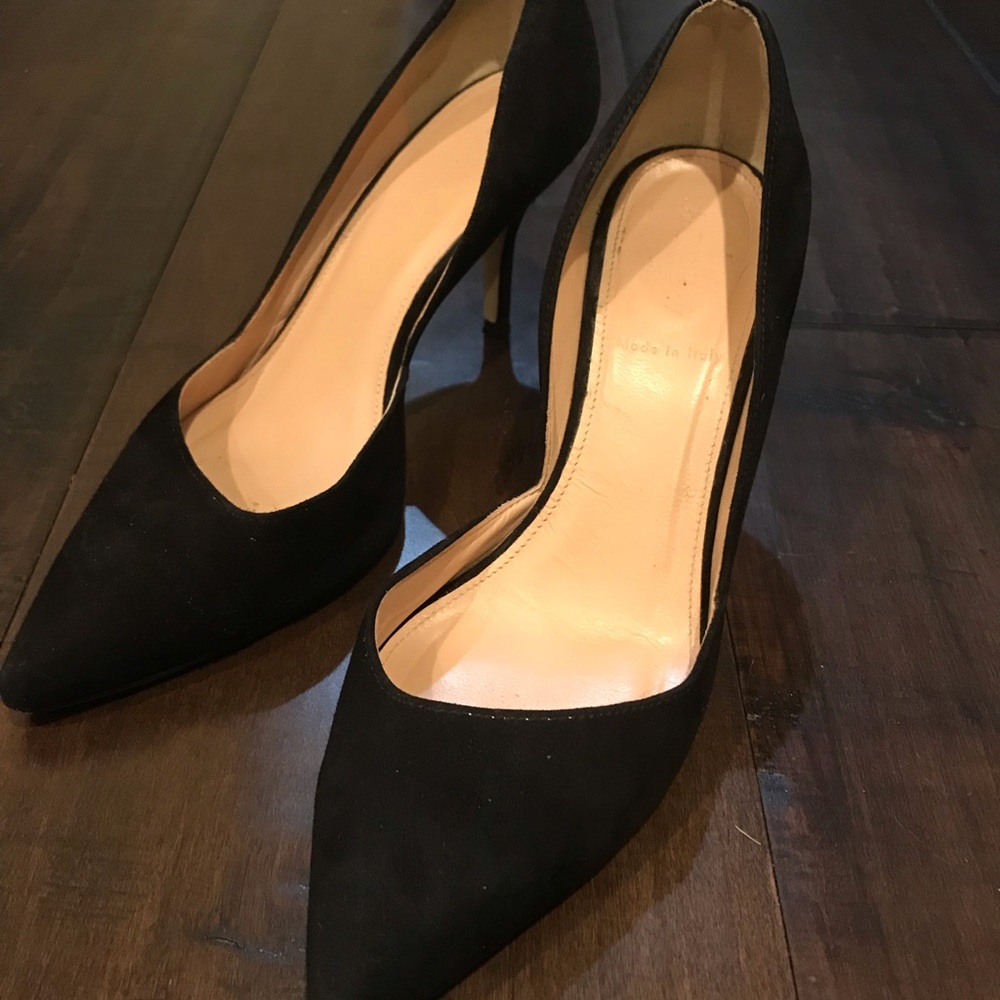 J crew suede pumps